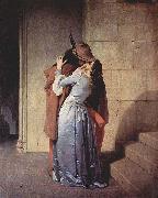 Francesco Hayez The Kiss oil painting artist